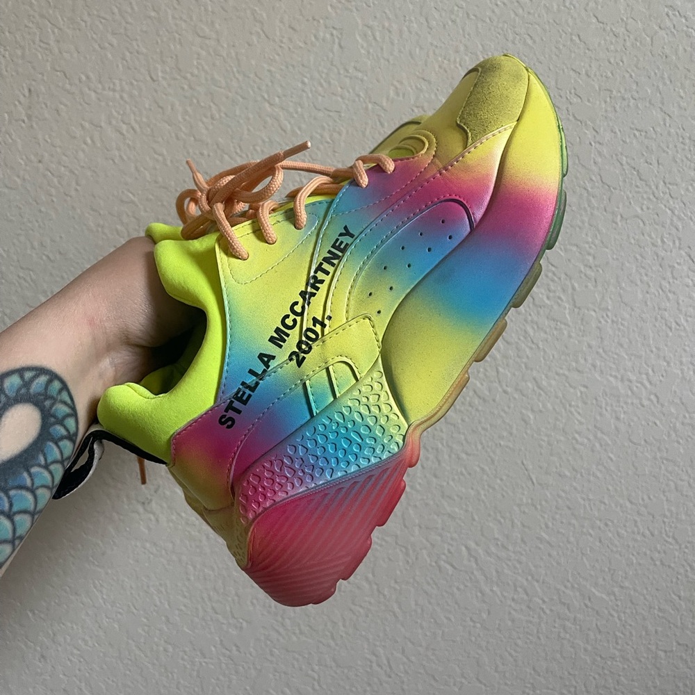Stella McCartney eclypse rainbow sneakers